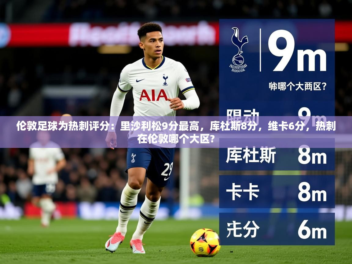 2025华体体育app伦敦足球为热刺评分:里沙利松9分最高,库杜斯8分,维卡6分,热刺在伦敦哪个大区? 第4张