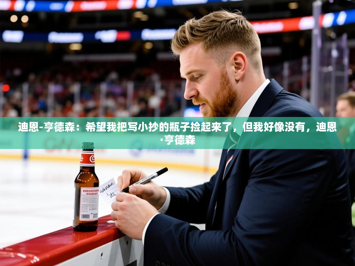 2025华体会登录最新地址迪恩-亨德森:希望我把写小抄的瓶子捡起来了,但我好像没有,迪恩·亨德森 第3张